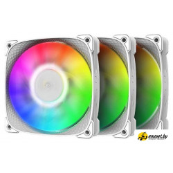 Комплект вентиляторов для корпуса Geometric Future Squama 2505 ARGB Triple Pack (белый)
