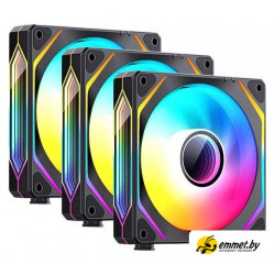 Комплект вентиляторов для корпуса Jonsbo ZL-120 (черный, 3 шт.)