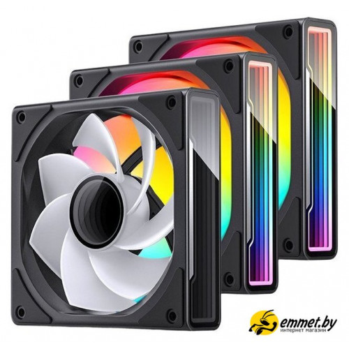 Комплект вентиляторов для корпуса Jonsbo ZK-120 Reversed (черный, 3 шт.)