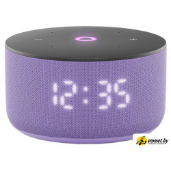 Умная колонка Яндекс Станция Мини 3 с часами (фиолетовый)