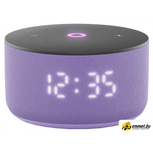 Умная колонка Яндекс Станция Мини 3 с часами (фиолетовый)