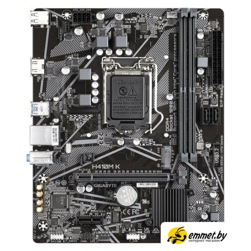 Материнская плата Gigabyte H410M K (rev. 2.0)