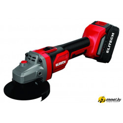 Угловая шлифмашина ELITECH МШУ 2012БЛ (с 1-им АКБ, кейс)