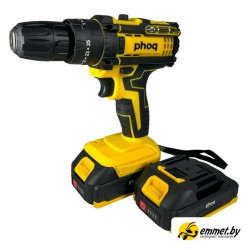 Ударная дрель-шуруповерт PHOQ DYDB1-1 (с 2-мя АКБ, кейс)