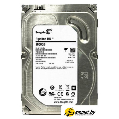 Жесткий диск Seagate Pipeline HD 2TB (ST2000VM003)