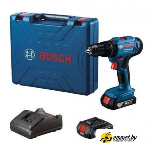 Ударная дрель-шуруповерт Bosch GSB 183-LI Professional 06019K9100 (с 2-мя АКБ, кейс)