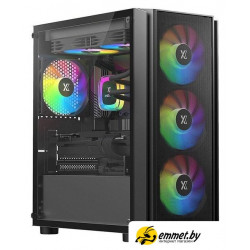 Корпус XASTRA A402M 4FRGB (черный)