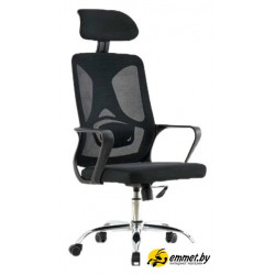 Офисное кресло SitUp Bima black Chrome (сетка Black/ Black)