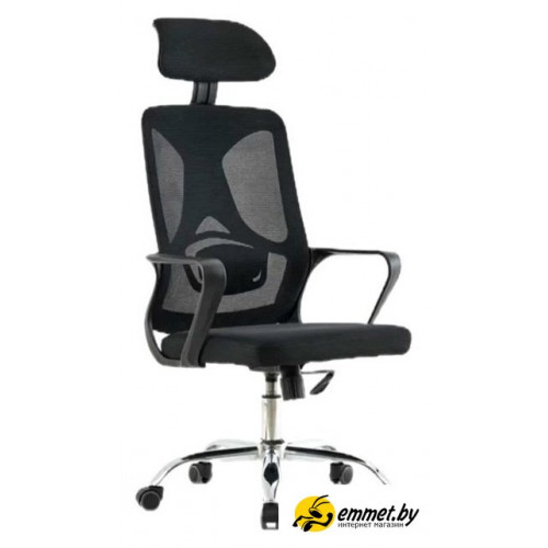 Офисное кресло SitUp Bima black Chrome (сетка Black/ Black)