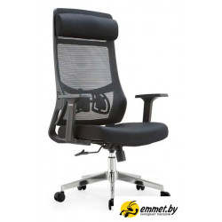 Офисное кресло SitUp Aura LUX Black Chrome (сетка Black/Black)