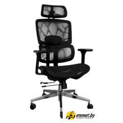 Офисное кресло SitUp Garfild Lux Chrome (сетка Black/сетка Black)