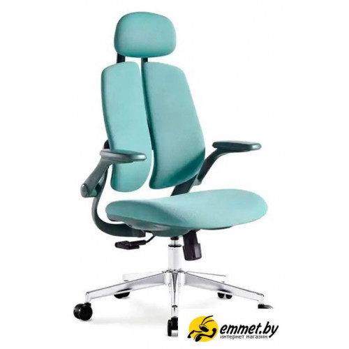 Офисное кресло SitUp Kwin Green Chrome (ткань Green/Green)
