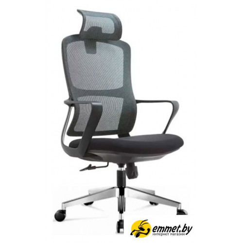Офисное кресло SitUp Point Black Chrome (сетка Black/Black)