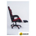 Игровое (геймерское) кресло Calviano 1584 (велюр, черный/красный)