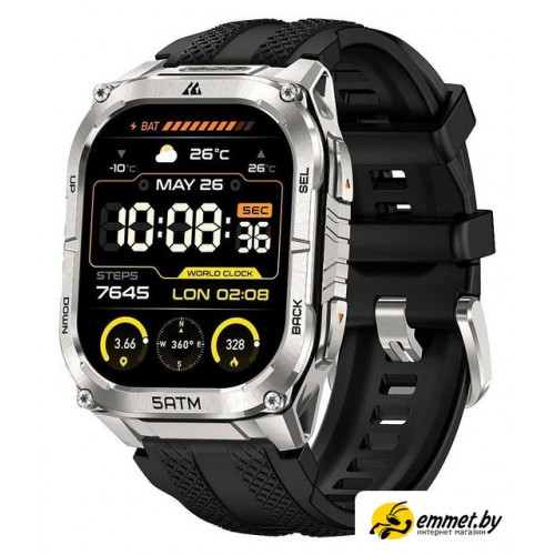 Умные часы Kospet Tank M4C (серебристый)