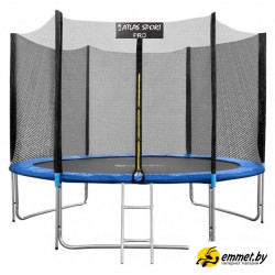 Батут Atlas Sport 312 см - 10ft Pro (3 ноги, внешняя сетка, синий)