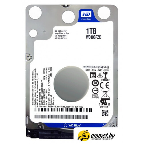 Жесткий диск WD Blue 1TB [WD10SPZX]
