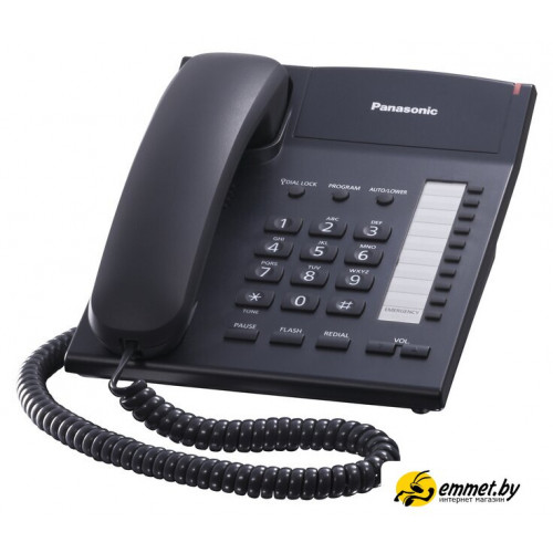 Проводной телефон Panasonic KX-TS2382RUB (черный)