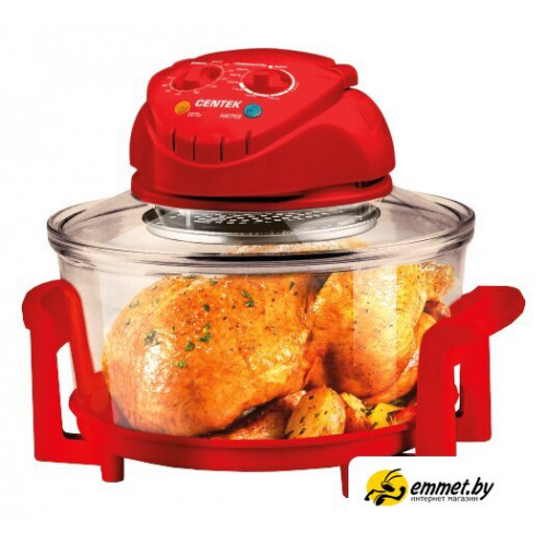 Аэрогриль (аэрофритюрница) CENTEK CT-1456 (красный)