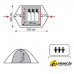 Треккинговая палатка Tramp Lite Hunter 3