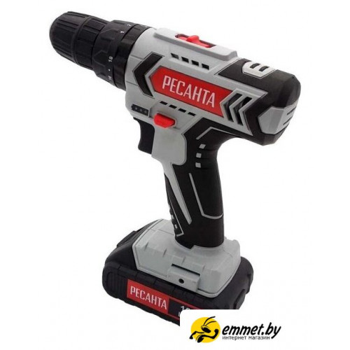 Ударная дрель-шуруповерт Ресанта ДА-18-2ЛК-У (с 2-мя АКБ, кейс)