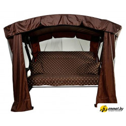Садовые качели МебельСад Ранго (горох, коричневый)
