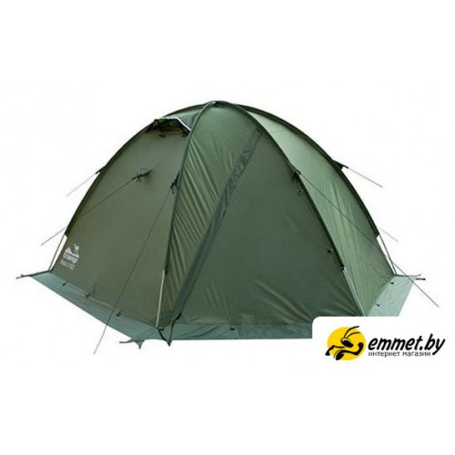 Экспедиционная палатка TRAMP Rock 3 v2 (зеленый)