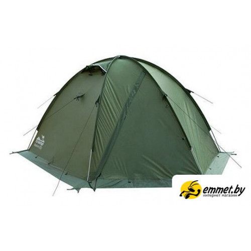 Экспедиционная палатка TRAMP Rock 4 v2 (зеленый)