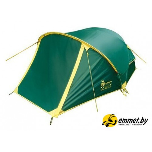 Треккинговая палатка TRAMP Colibri Plus 2 V2 (зеленый)