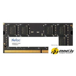 Оперативная память Netac Basic 16GB DDR4 SODIMM PC4-21300 NTBSD4N26SP-16