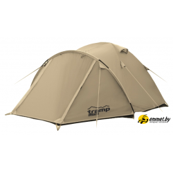 Треккинговая палатка Tramp Lite Camp 4 (песочный)