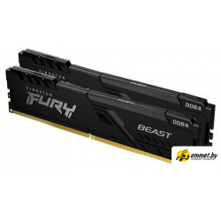 Оперативная память Kingston FURY Beast 2x8GB DDR4 PC4-28800 KF436C17BBK2/16