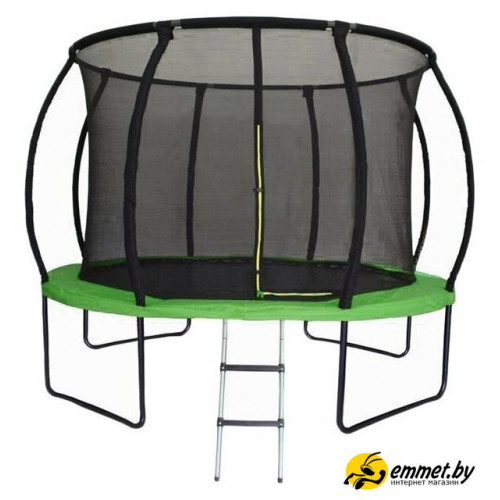 Батут Atlas Sport 312 см - 10ft Master (с лестницей, зеленый)