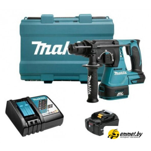 Перфоратор Makita DHR242RT (с 1-им АКБ, кейс)