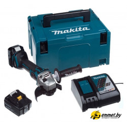 Угловая шлифмашина Makita DGA504RTJ (с 2-мя АКБ, кейс)
