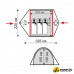 Треккинговая палатка TRAMP Quick 3 V2 (зеленый)