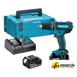 Ударная дрель-шуруповерт Makita DHP482RTJ (с 2-мя АКБ, кейс)