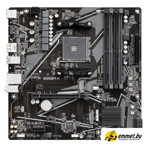 Материнская плата Gigabyte B550M K (rev. 1.0)