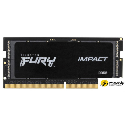 Оперативная память Kingston FURY Impact 16ГБ DDR5 SODIMM 6000 МГц KF560S38IB-16