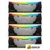 Оперативная память Kingston FURY Renegade RGB 4x32ГБ DDR4 3600 МГц KF436C18RB2AK4/128