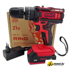 Ударная дрель-шуруповерт RINO DRL2-1 (с 1-им АКБ)
