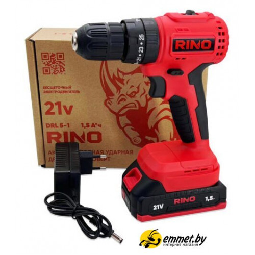 Ударная дрель-шуруповерт RINO DRL5-1 (с 1-им АКБ)