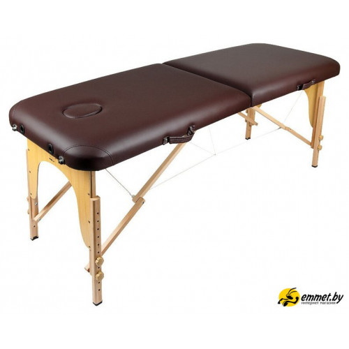 Массажный стол Atlas Sport складной 2-с деревянный 70 см (коричневый)
