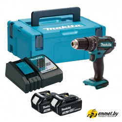 Ударная дрель-шуруповерт Makita DHP482RFJ (с 2-мя АКБ, кейс)