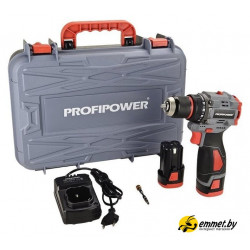 Дрель-шуруповерт Profipower BL-161 (с 2-мя АКБ, кейс)
